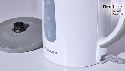 Sharp, 1.7L 2200W White Kettle - EK-JX17-W