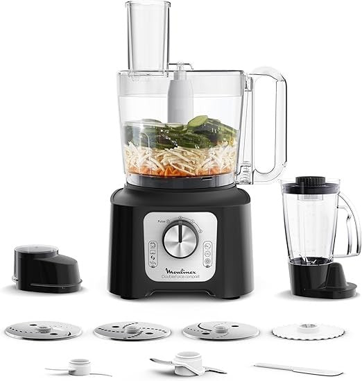 Moulinex, Double Force Compact Food Processor Multi-Function 800W