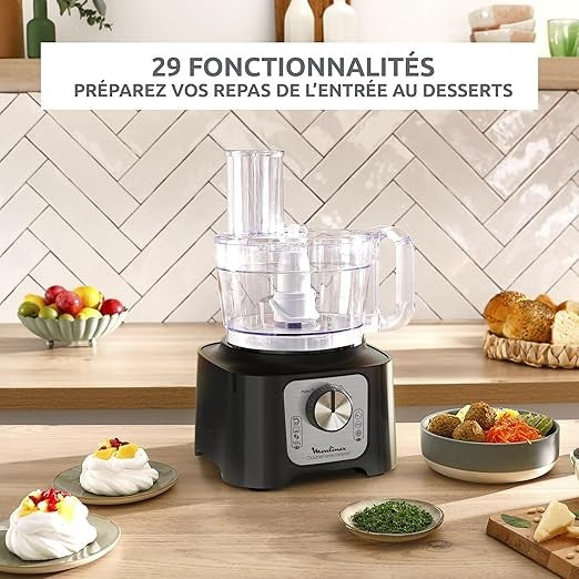 Moulinex, Double Force Compact Food Processor Multi-Function 800W