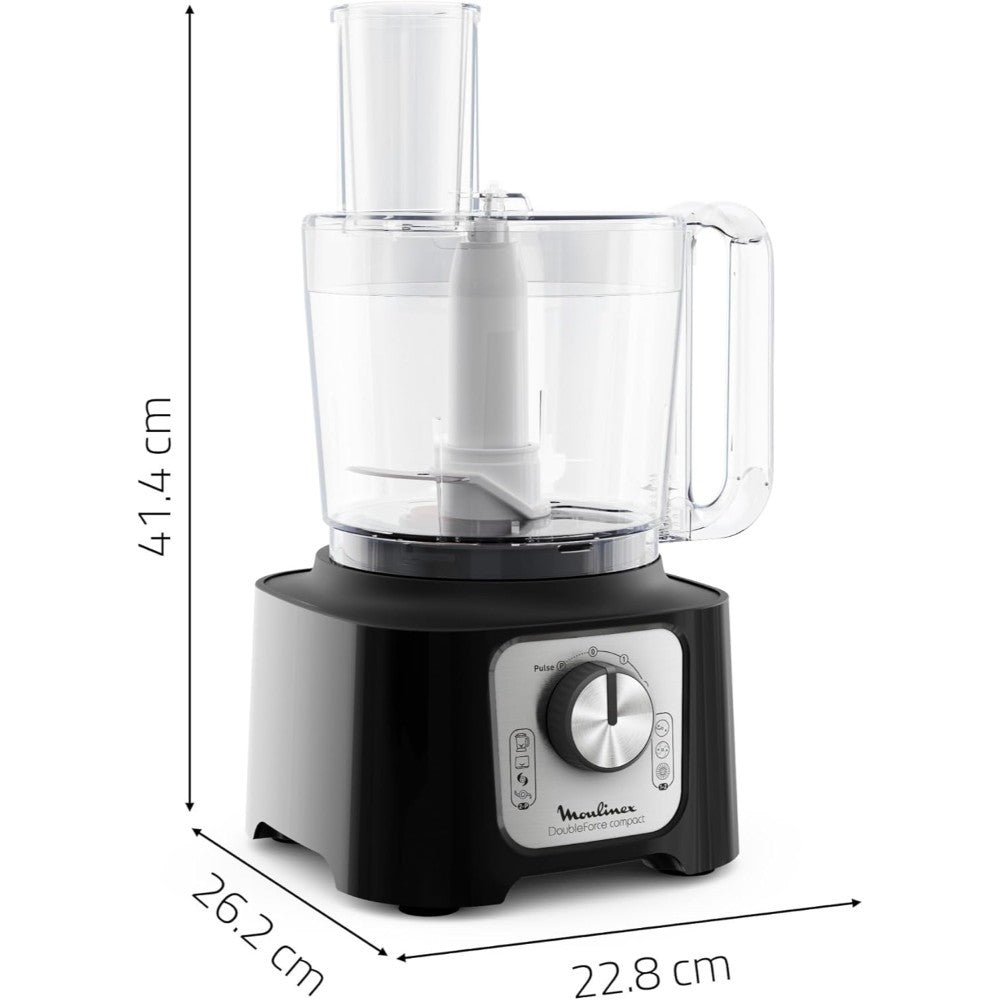 Moulinex, Double Force Compact Food Processor Multi-Function 800W