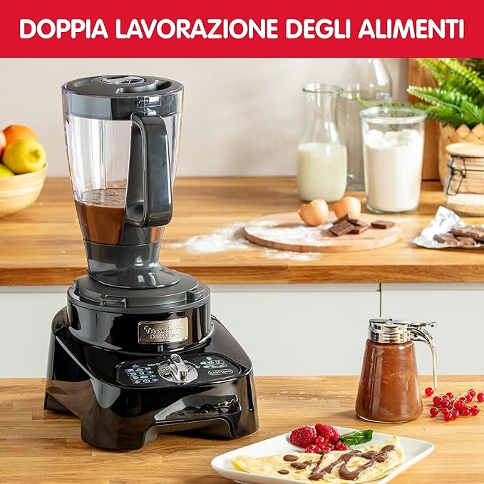 Moulinex, Food Processor Double Force 6 Speeds, 1000W