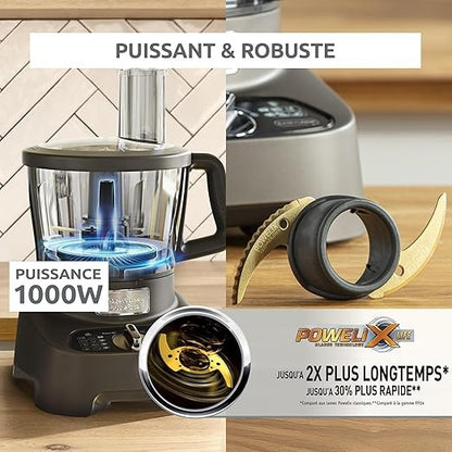Moulinex, Food Processor Double Force 31 Functions, 1000W