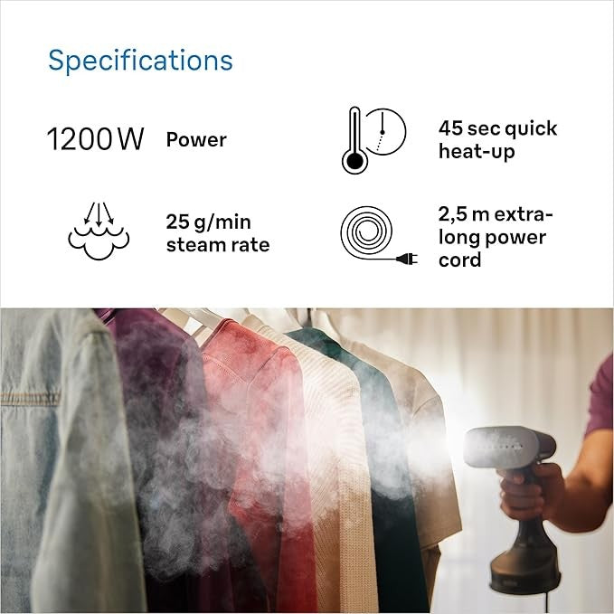 Braun, Hand Steamer 1000W