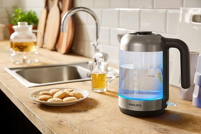 Philips, Glass kettle 1.7L, 2200W