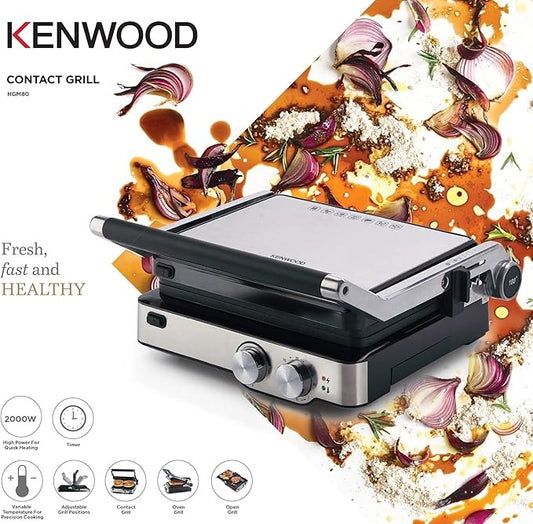 Kenwood, Contact Grill 2000W removeable plates