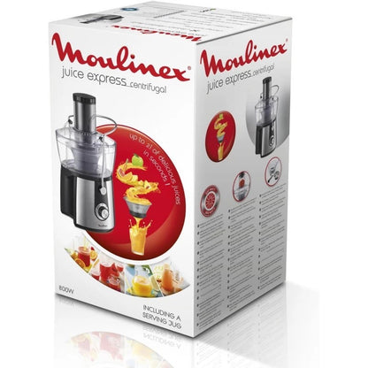 Moulinex, Stainless Steel Juice Extractor 800W, 2 Speeds, 1.4Le