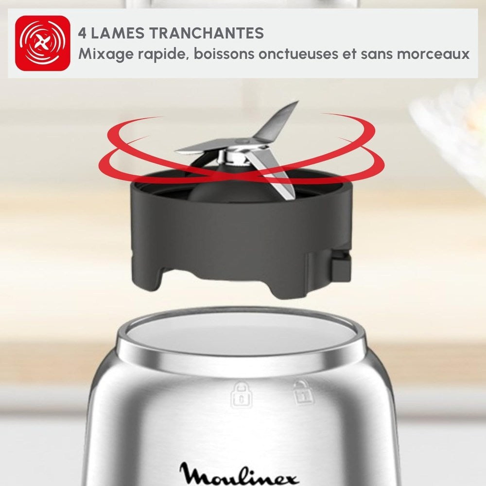 Moulinex, Sport Blender 300W , 0.8L And 0.6L