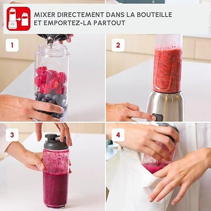 Moulinex, Sport Blender 300W , 0.8L And 0.6L
