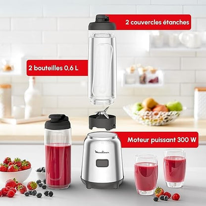 Moulinex, Sport Blender 300W , 0.8L And 0.6L