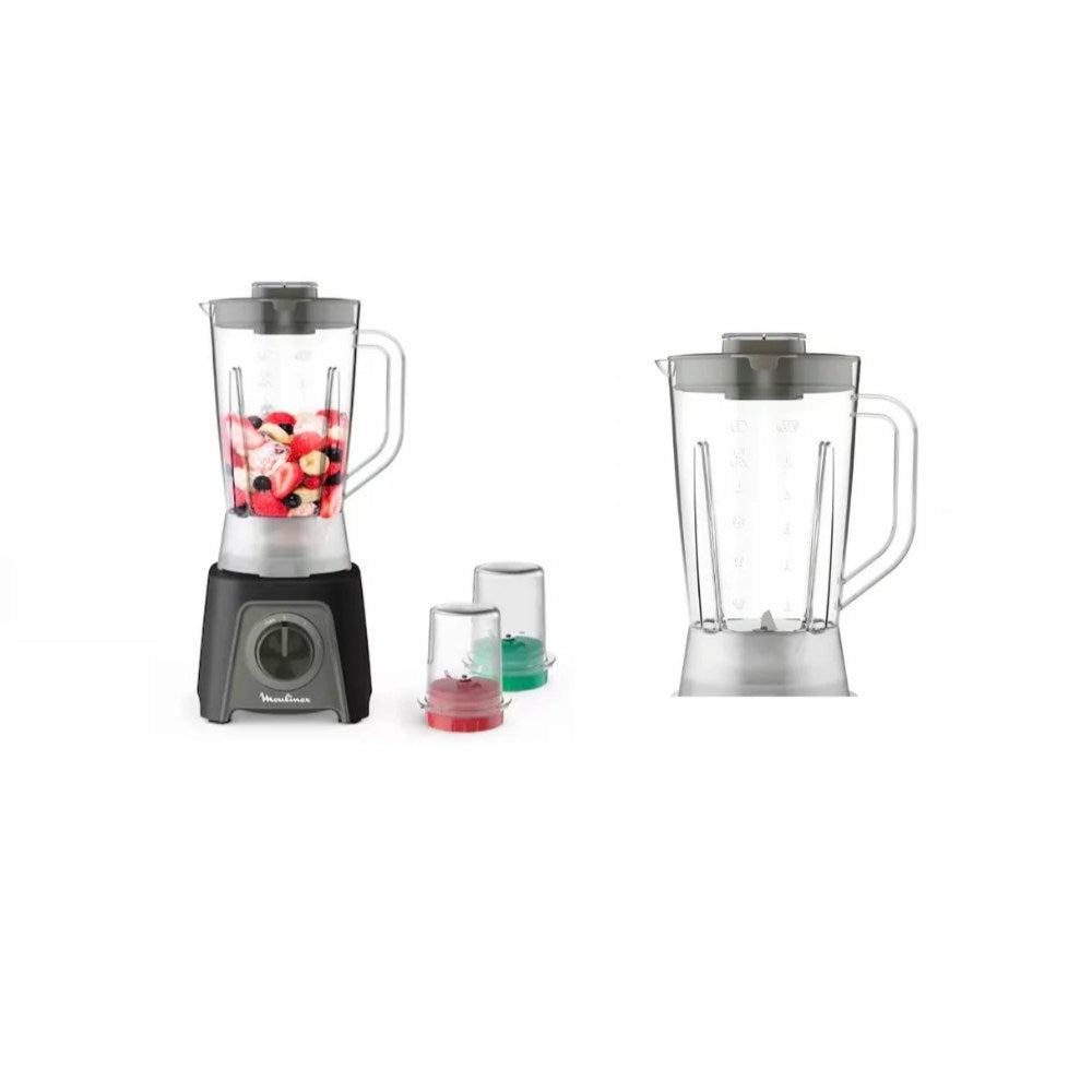 Moulinex, Blender 450W with 2 mill and extra beldning jar