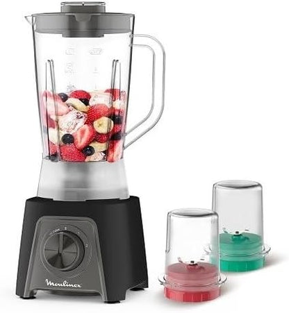Moulinex, Blender 450W with 2 mill and extra beldning jar