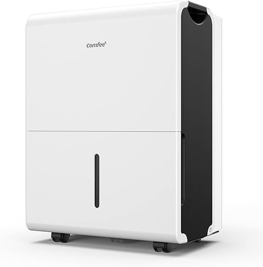 Comfee, Dehumidifier 50L/Day, Dehumidifier Home Mould Suitable Up To 116 M? 6L Canister