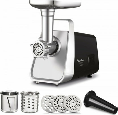 Moulinex, Meat Grinder 6in1 , 1.9KG, 1600W, Reverse mode 3 grids