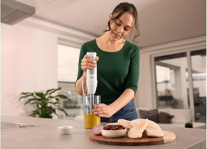 Braun, Multiquick 5 Mq 50236 M Hand Blender 1000 W, 21 Speed Levels + Turbo, Stainless Steel