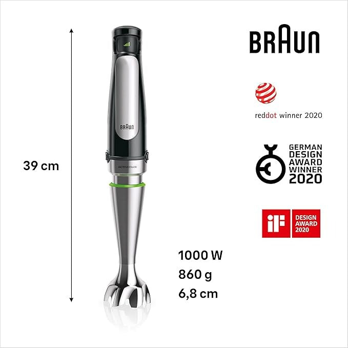 Braun, Hand Blender 1000W with accessories
