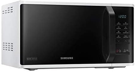 Samsung, 23L Microwave with Quick Defrost, White - 1150W MS23K3513AW