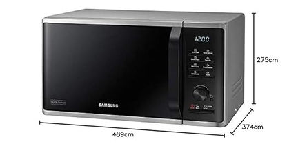 Samsung, Countertop Solo Microwave, 23L, 800W Silver, Ms23K3515As/En