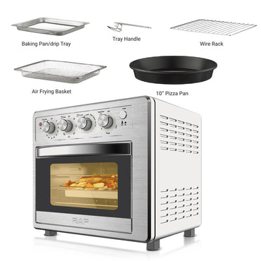 RAF, Electric Oven, Airfryer & Toaster, Temperature Control, 25L, 1700W, R.5153