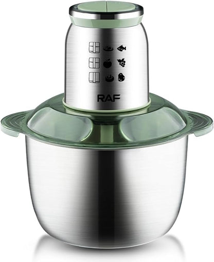 RAF, Food Chopper, 1000W, 6L, 360 Degree, Sharp Blades, Stainless Blades