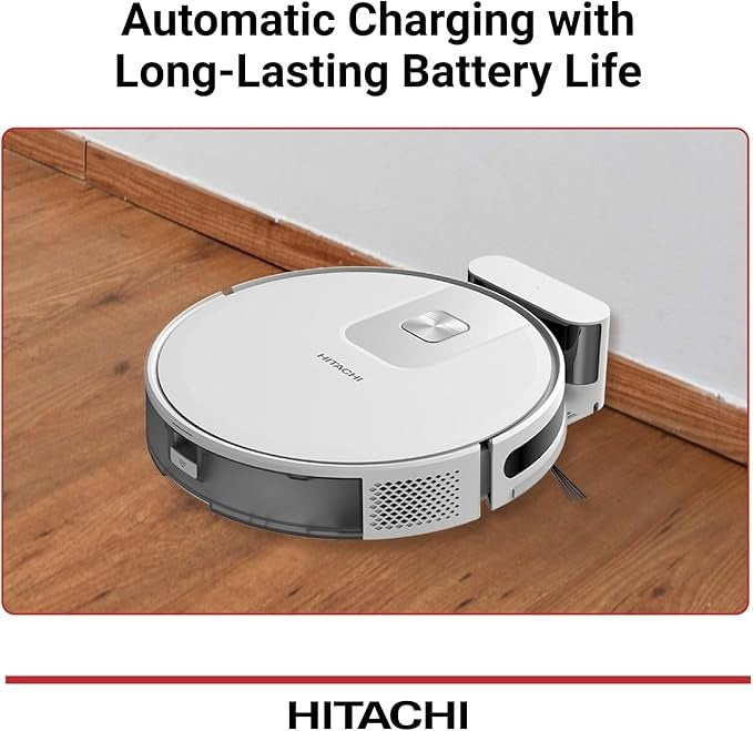 Hitachi, Robot Vacuum Cleaner & Mop, 2700Pa, 170Min