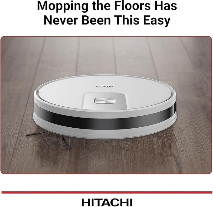 Hitachi, Robot Vacuum Cleaner & Mop, 2700Pa, 170Min