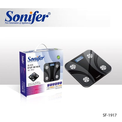 Sonifer, Sf-1914 Led Display Electronic Floor Scale Up To 180Kg Digital Glass