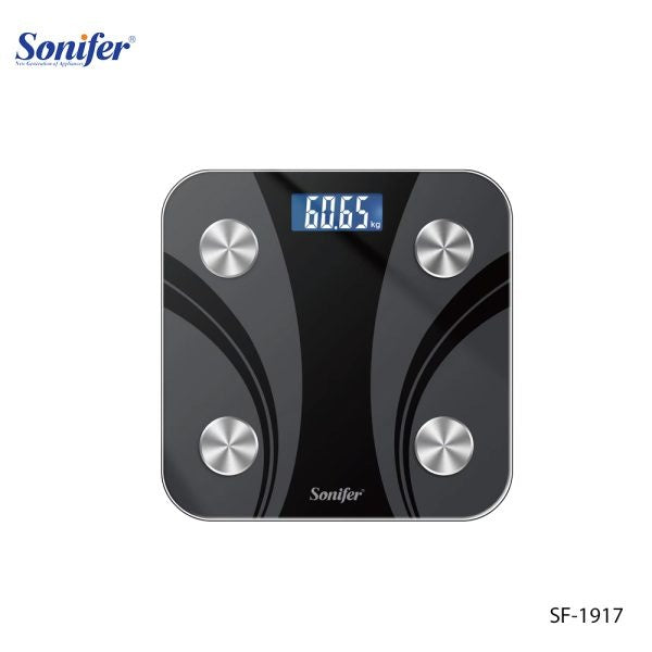 Sonifer, Sf-1914 Led Display Electronic Floor Scale Up To 180Kg Digital Glass