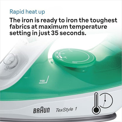 Braun, Texstyle 1, Steam Iron, 2000W, 120G/Min