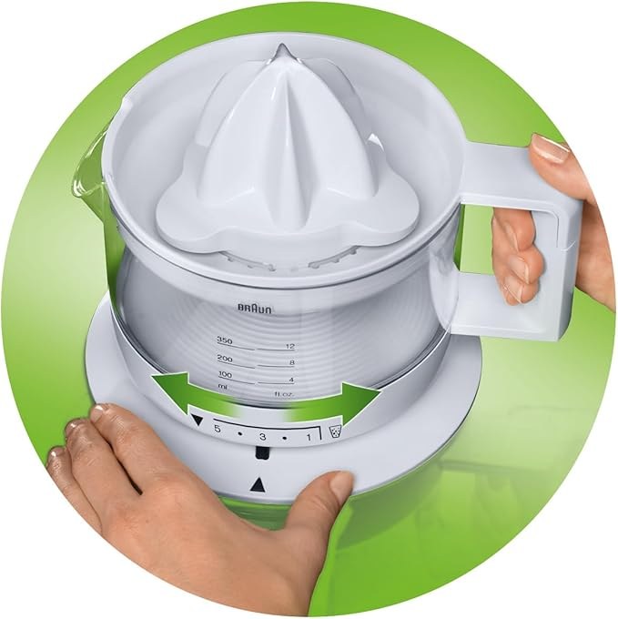 Braun, Cj3000 Electric Citrus Press, 350 Ml Bowl