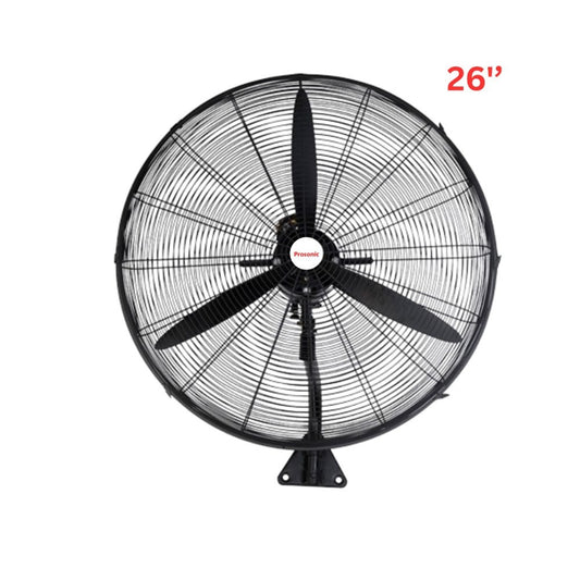 Prosonic, Industrial Wall Fan 26', Powerful Motor 3 Speeds, 140W
