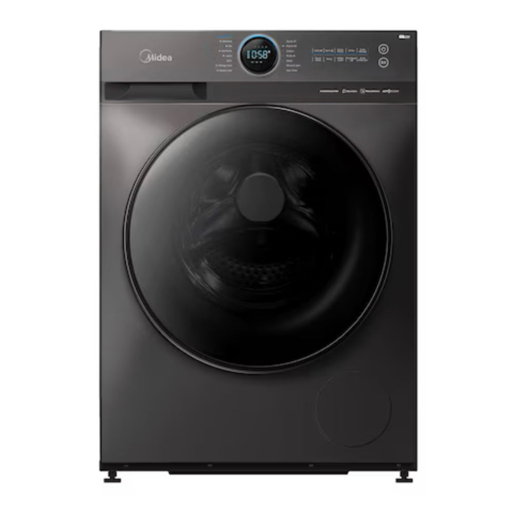 Midea, Washing Machine 11Kg Front Load, Quatro Inverter 1400Rpm+ Add Wash + Wifi (Silver)