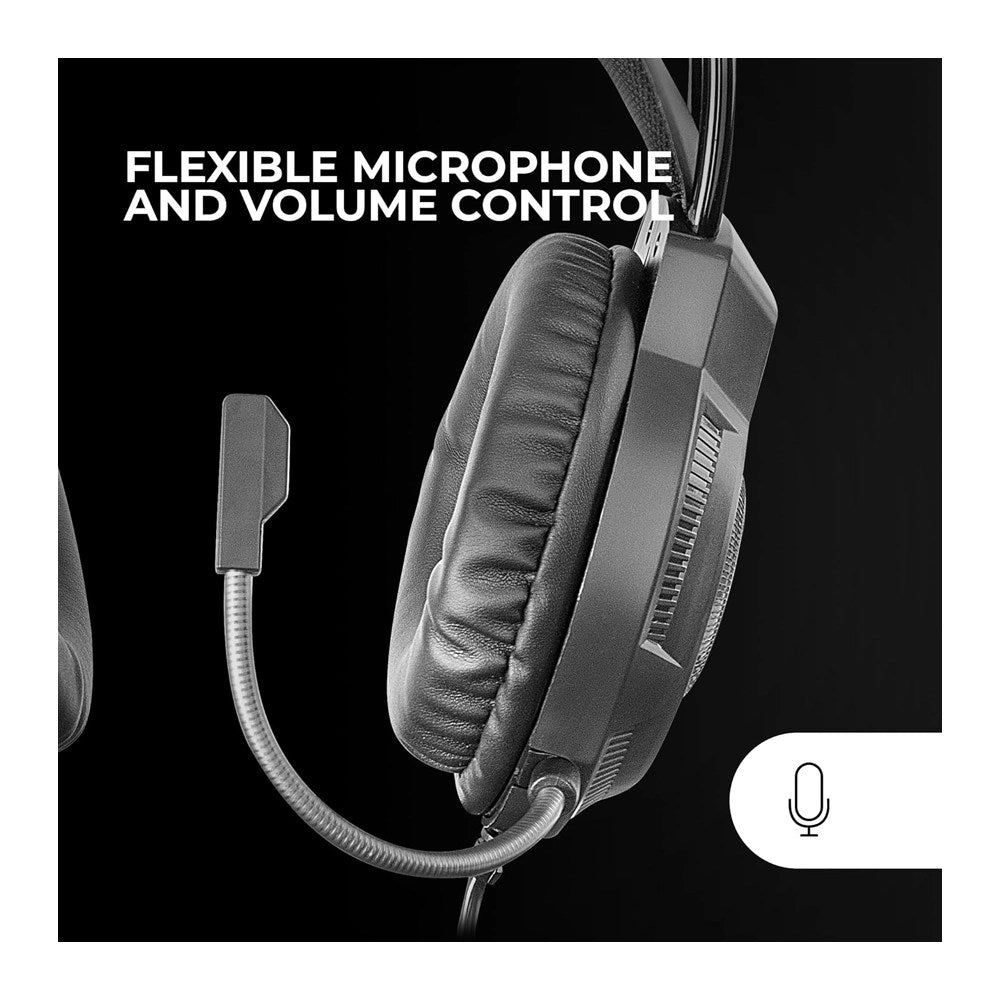 Mars, Gaming Mh124, Frgb Rainbow Gaming Headset, Ergonomic Floating Headband, Flexible Microphone, On-Ear Volume Control, 2-In-1 Jack Cable Adapter, Available in Different Colors