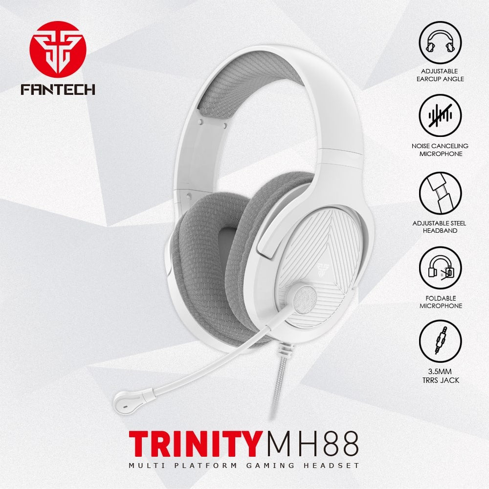 Fantech, Mh88 Trinity Gaming Headset, Available in Different Colors