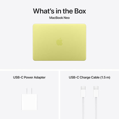 Apple 13-Inch MacBook Neo (A18 Pro, Citrus) [Online Exclusive], MHFD4LL/A