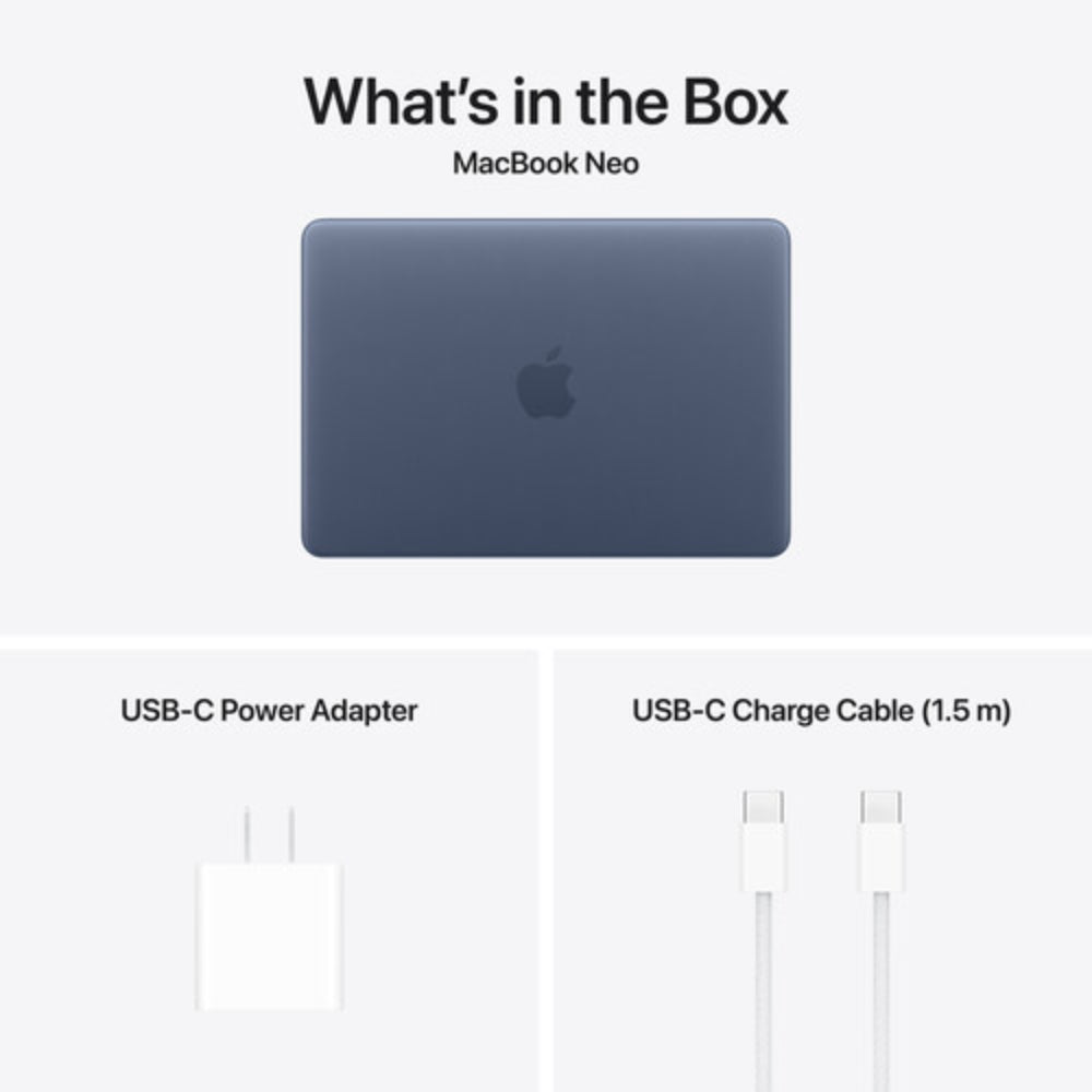 Apple 13-Inch MacBook Neo (A18 Pro, Indigo) [Online Exclusive], MHFF4LL/A