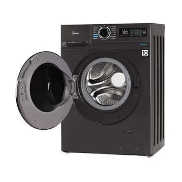 Midea Washer 8Kg, 1400RPM, Quick Wash, Inverter, LED Display A+++, HxWxD: 85x59.5x56.5cm [Titanium], MID-MF110W80BT