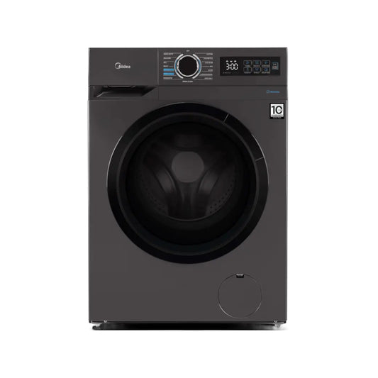 Midea Washer 8Kg, 1400RPM, Quick Wash, Inverter, LED Display A+++, HxWxD: 85x59.5x56.5cm [Titanium], MID-MF110W80BT