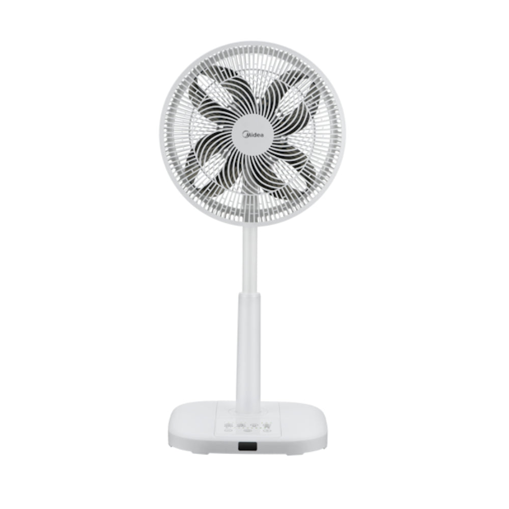 Midea 14-Inch Pedestal Fan, 8 Blades, 9 Speeds, MID-FS3526XRD