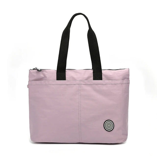 Mindesa, Women Tote Bag, Large Travel Tote Bag With Pockets,Nylon Tote Bag For Work,Teacher,School,Gym Bag Yoga Mat Buckle, Available in Different Colors