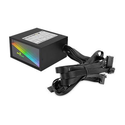 Aerocool, Mirage 850W Psu, 80Plus Gold, Japan Capacitors, Rgb Infinite Mirror