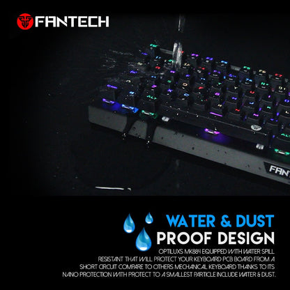 Fantech, Mk884Rgb - Optilux Rgb Optical Switch Mechanical Keyboard
