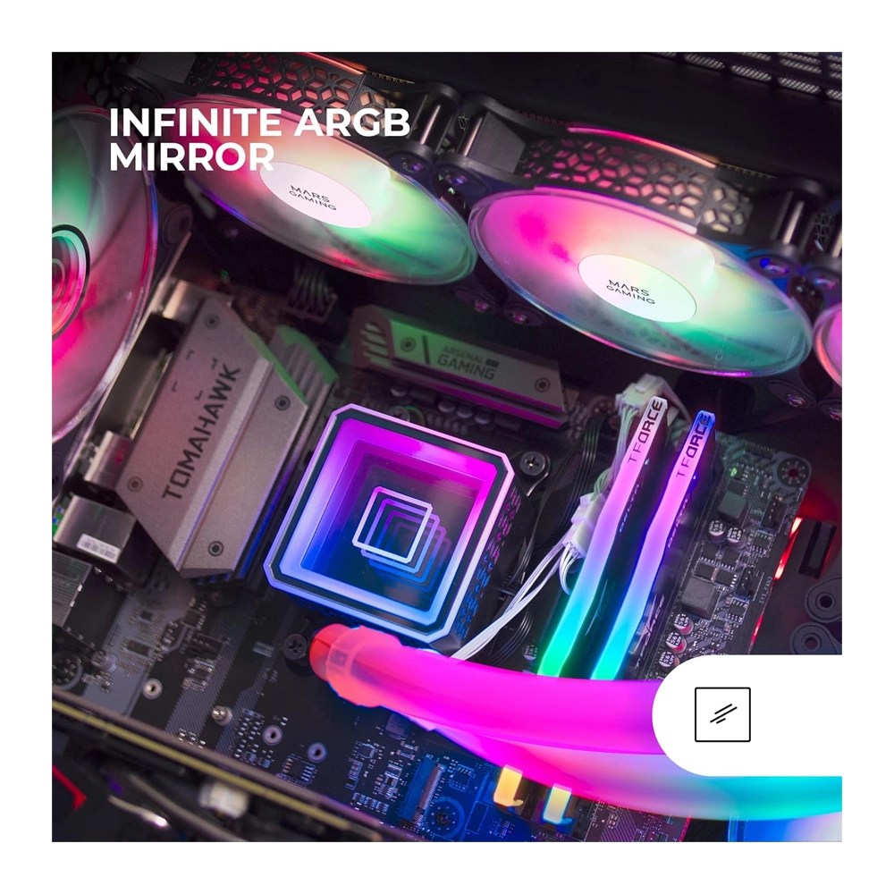 Mars, Gaming Ml-Ultra360 Watercooling Aio, Full Argb, Argb Tubes, Infinity Mirror, 650W Tdp, Available in Different Colors
