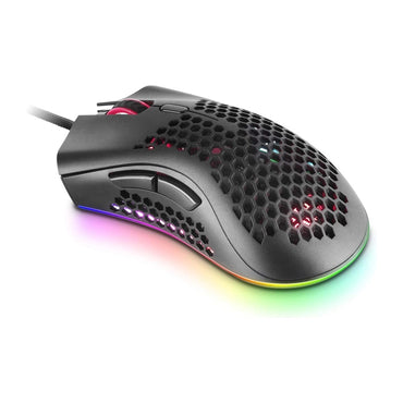 Mars, Gaming Mmex Mouse, 32000Dpi, Optical Switches, 75G, Rgb, Feather, Soft, Black