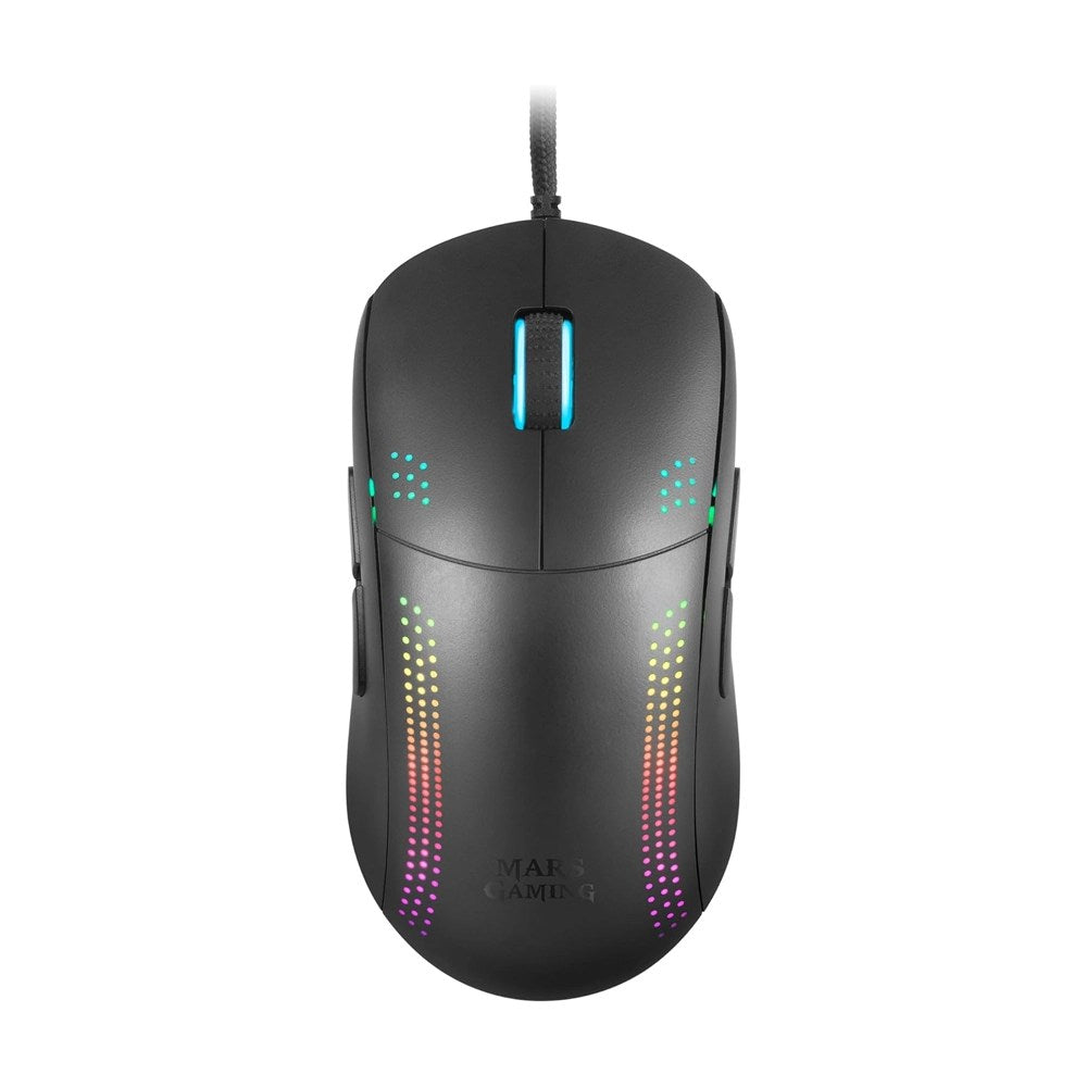 Mars, Gaming Mmpro Mouse, Ultralight, 32000Dpi, Rgb, Feather, Ambidextrous, Available in Different Colors