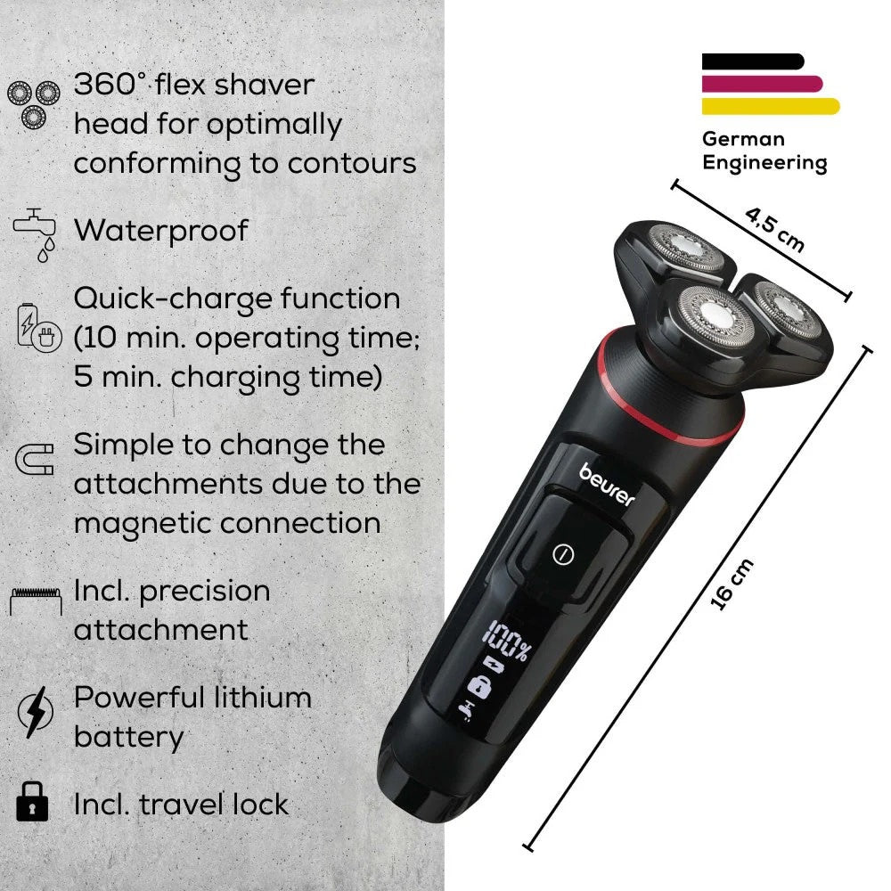 Beurer, Rotary Shaver MN8X