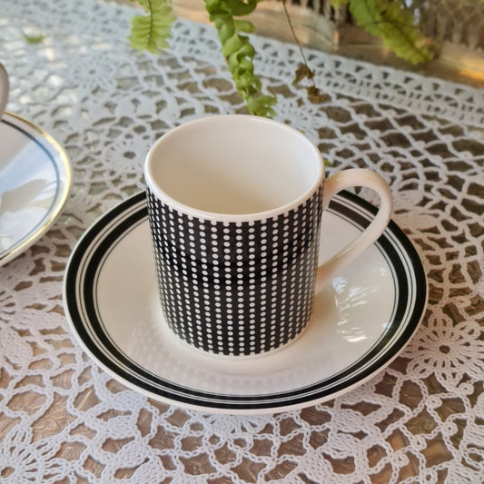 La Perla, New Bone China Coffee 6 Cups 90Cc With Saucers In Gift Box