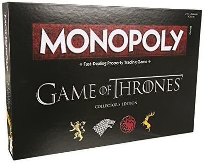 Usaopoly, Monopoly Game Of Thrones Board Game | Collectable Monopoly Game | Official Game Of Thrones Merchandise | Based On The Popular Tv Show On Hbo Game Of Thrones | Themed Monopoly Board Game