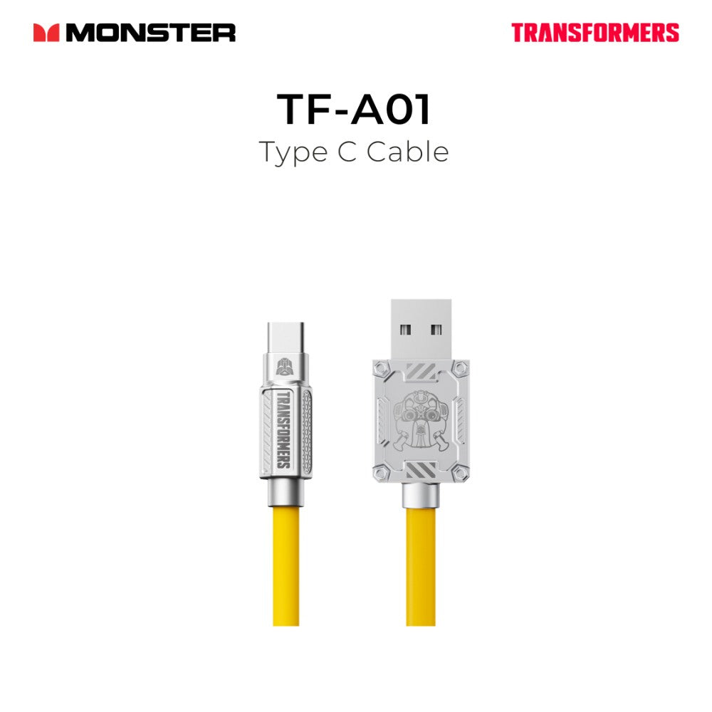 Monster, Data Cable Transformers Tf-A01 Yellow