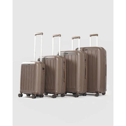 Monza, Luggage Sets Hardside Suit Case With Spinner Wheels Lightweight Tsa Lock, 4-Piece (18/22/26/30) Black, Available in Different Colors