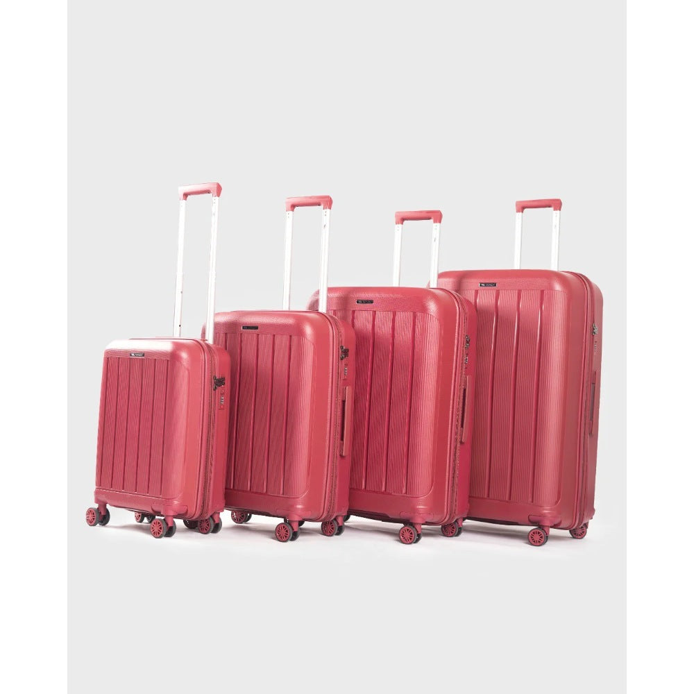 Monza, Luggage Sets Hardside Suit Case With Spinner Wheels Lightweight Tsa Lock, 4-Piece (18/22/26/30) Black, Available in Different Colors